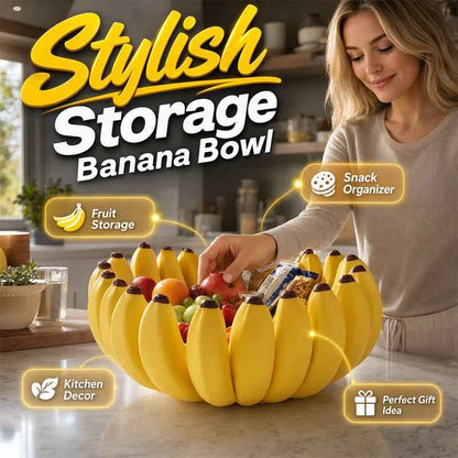 🍌Creative Banana Shape Fruit Bowl🍓