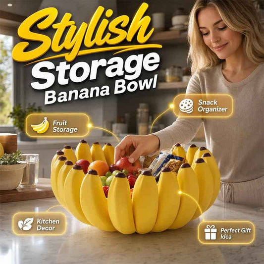 🍌Creative Banana Shape Fruit Bowl🍓