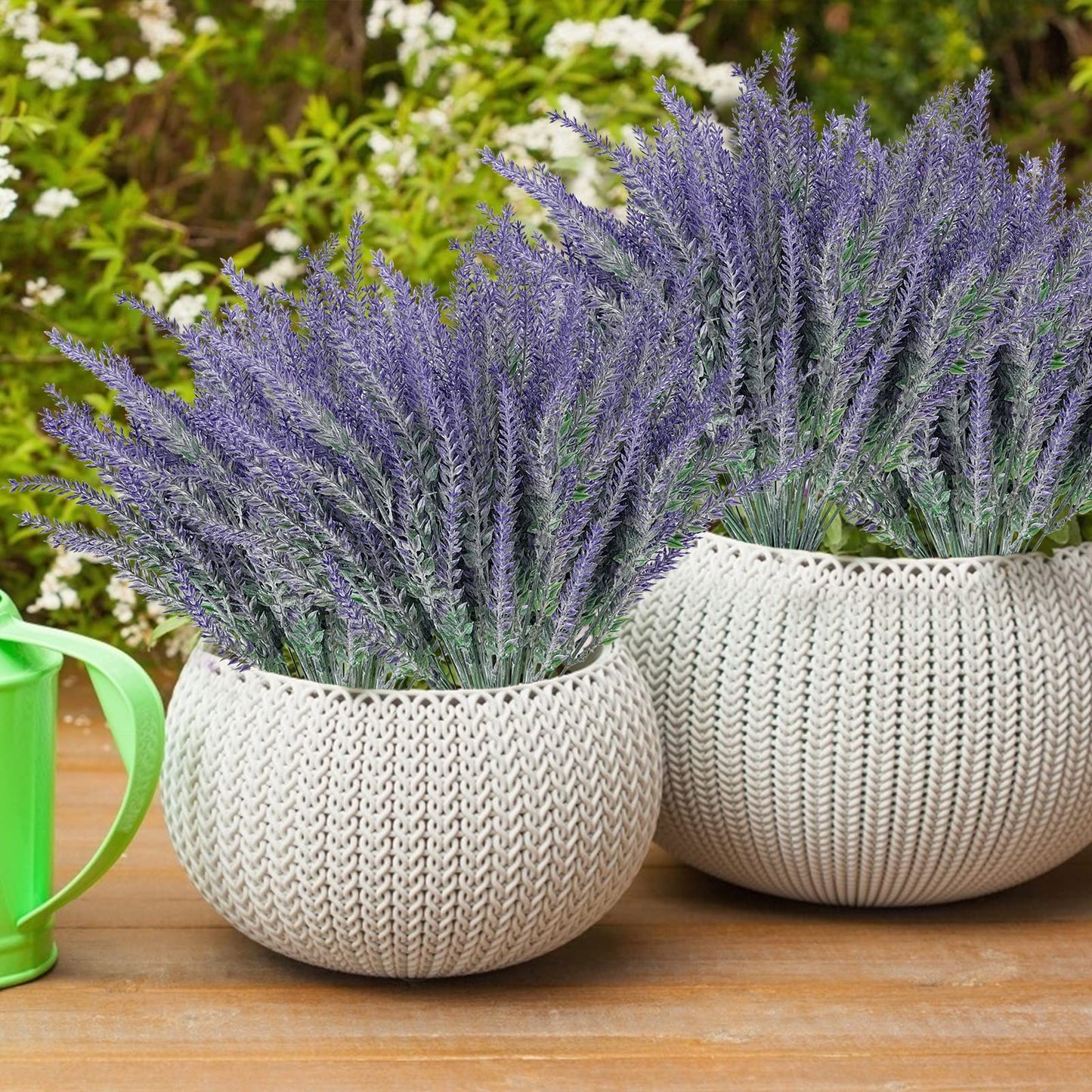 🌸20 Pcs-Outdoor Artificial Lavender Flowers💐