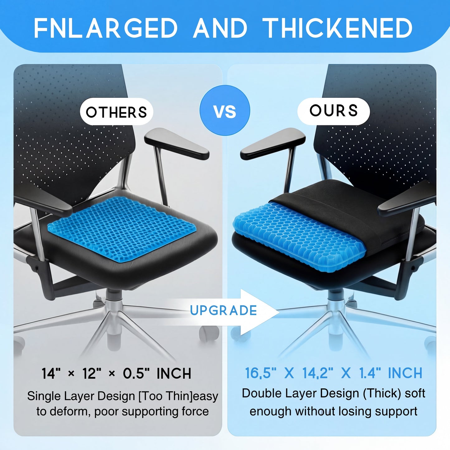 Elarohome Gel Seat Cushion