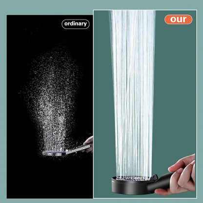 Black Shower Head. 5 Spray Modes Detachable Showerhead High Pressure Shower Heads. Multifunctional Universal Interface