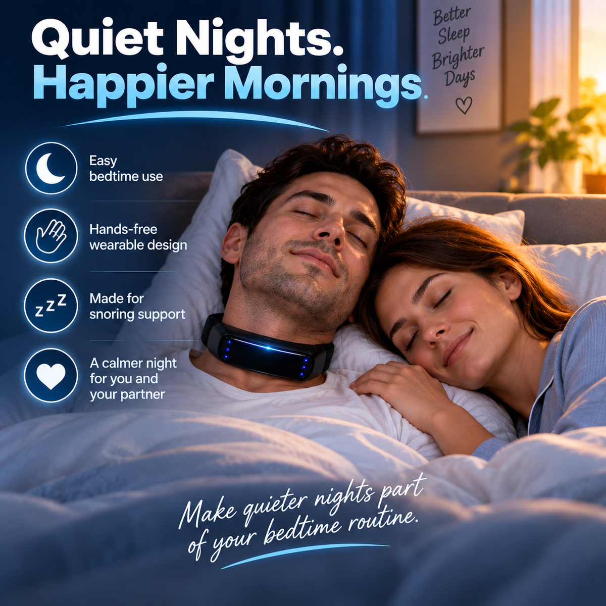 Wearable Neck Pulse Device for Bedtime Snoring Support – image 8
