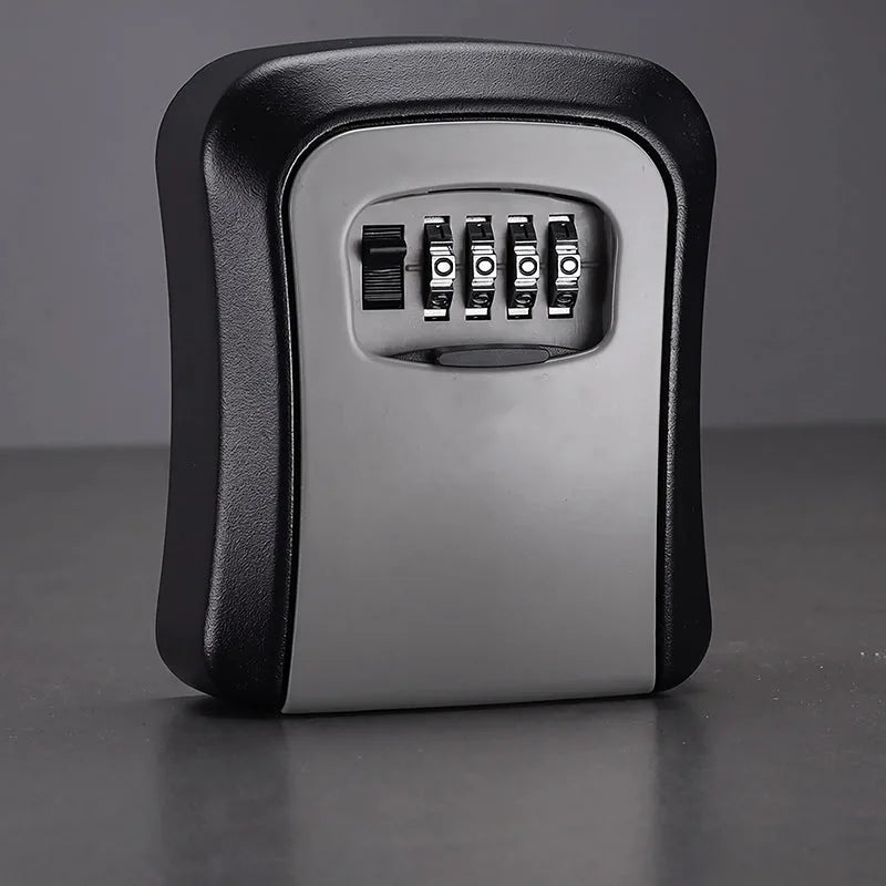 Wall-Mount 4-Digit Combination Key Lock Box
