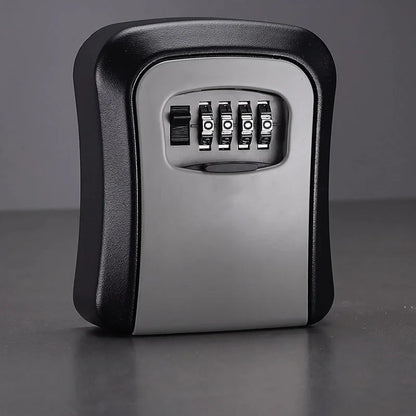 Wall-Mount 4-Digit Combination Key Lock Box
