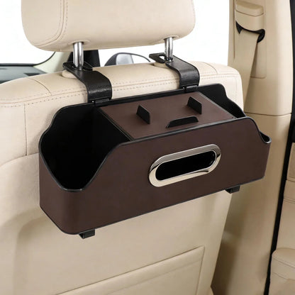 Car Headrest-Mounted Multifunction Storage Tray – product image 4