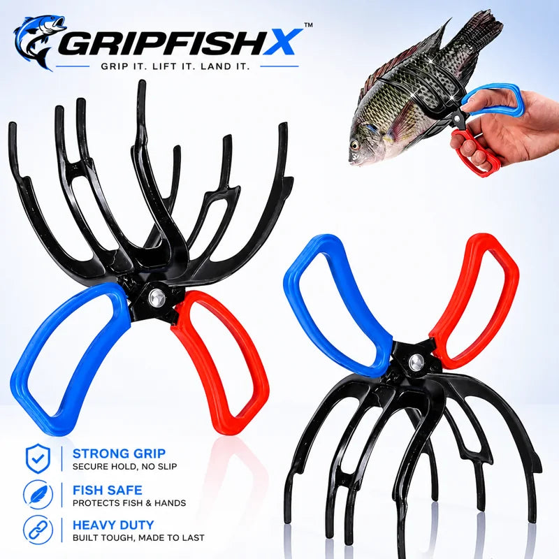 2 PCS Fish Gripper – Multi-Claw Fish Controller for Safe & Easy Handling