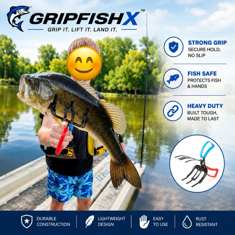 2 PCS Fish Gripper – Multi-Claw Fish Controller for Safe & Easy Handling
