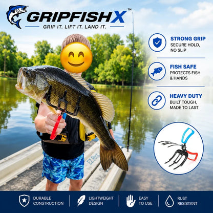 2 PCS Fish Gripper – Multi-Claw Fish Controller for Safe & Easy Handling
