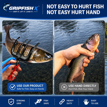 2 PCS Fish Gripper – Multi-Claw Fish Controller for Safe & Easy Handling