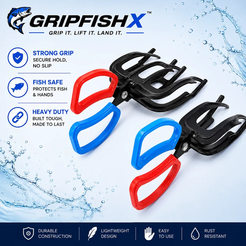 2 PCS Fish Gripper – Multi-Claw Fish Controller for Safe & Easy Handling