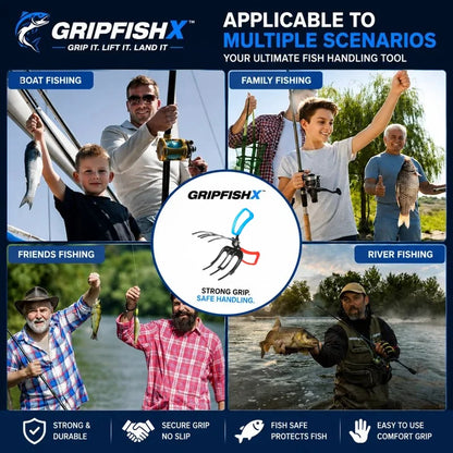 2 PCS Fish Gripper – Multi-Claw Fish Controller for Safe & Easy Handling