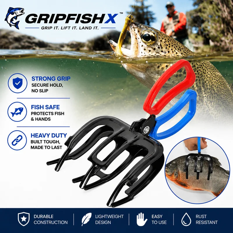 2 PCS Fish Gripper – Multi-Claw Fish Controller for Safe & Easy Handling