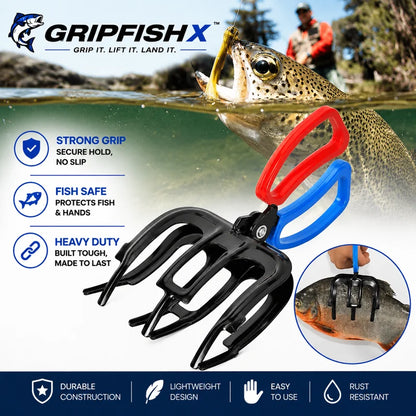 2 PCS Fish Gripper – Multi-Claw Fish Controller for Safe & Easy Handling