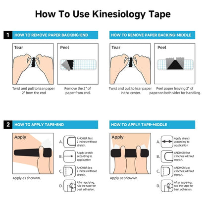 Cotton Kinesiology Tape-2 Rolls