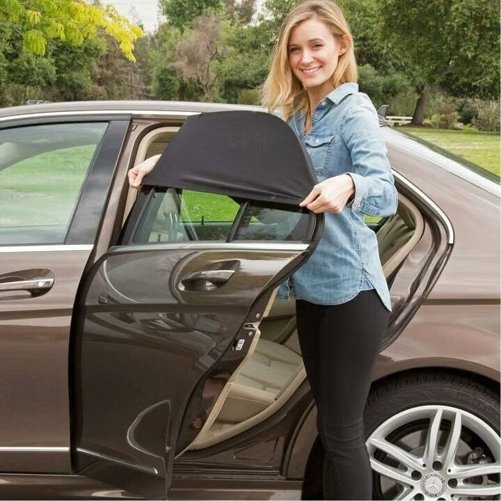 🚗 Universal Car Window Screens — 4-Piece Set for Front & Rear Windows