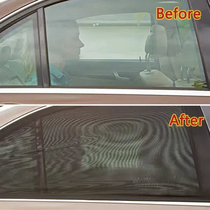 🚗 Universal Car Window Screens — 4-Piece Set for Front & Rear Windows