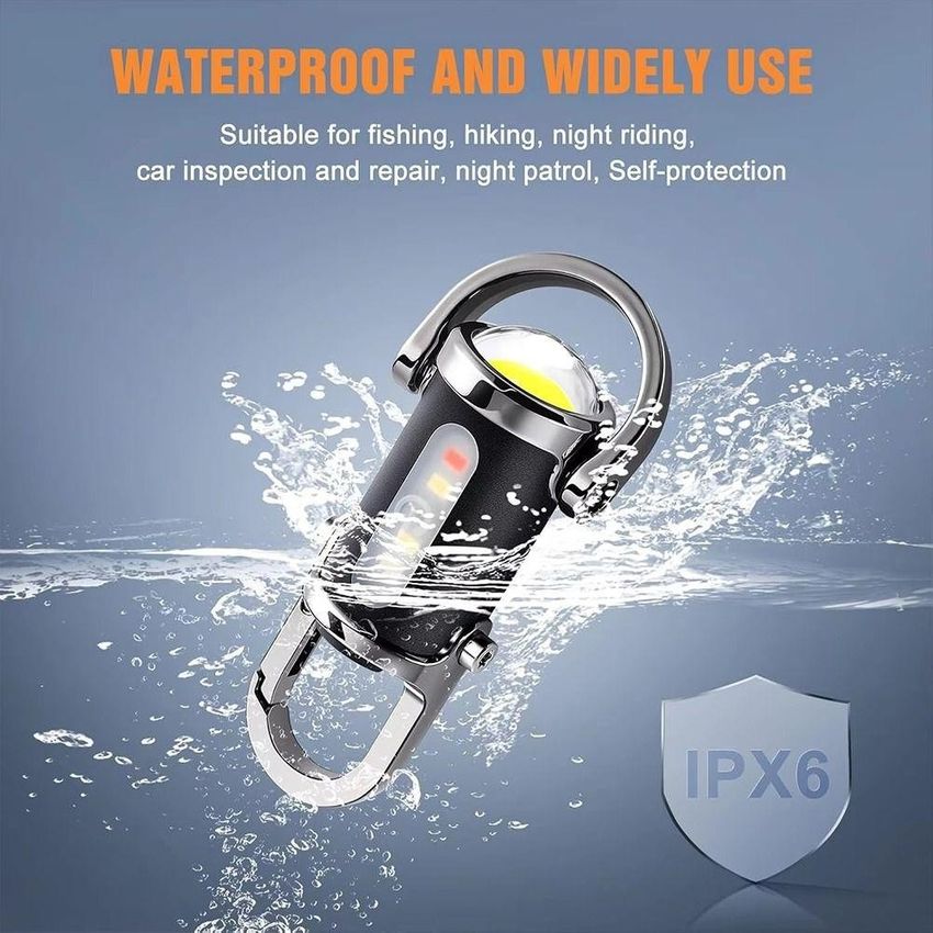 Keychain Multi-Function Mini Flashlight Mobile Power Bank