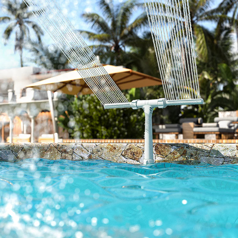 Dual-Head Pool Fountain
