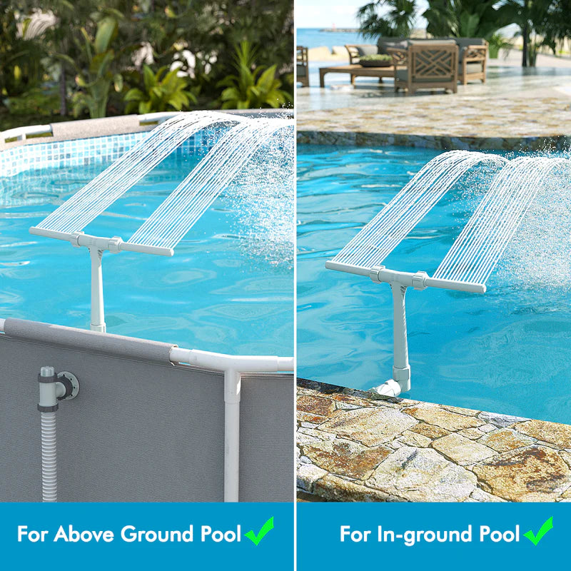 Dual-Head Pool Fountain