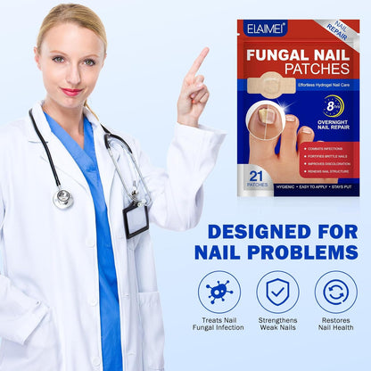 NailHeal™ - Fungal Nail Patches -63 Count (3 Packs of 21)