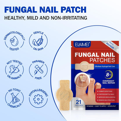 NailHeal™ - Fungal Nail Patches -63 Count (3 Packs of 21)