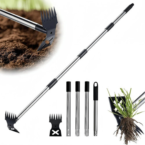 Dual Weeding Hoe with Long Handle