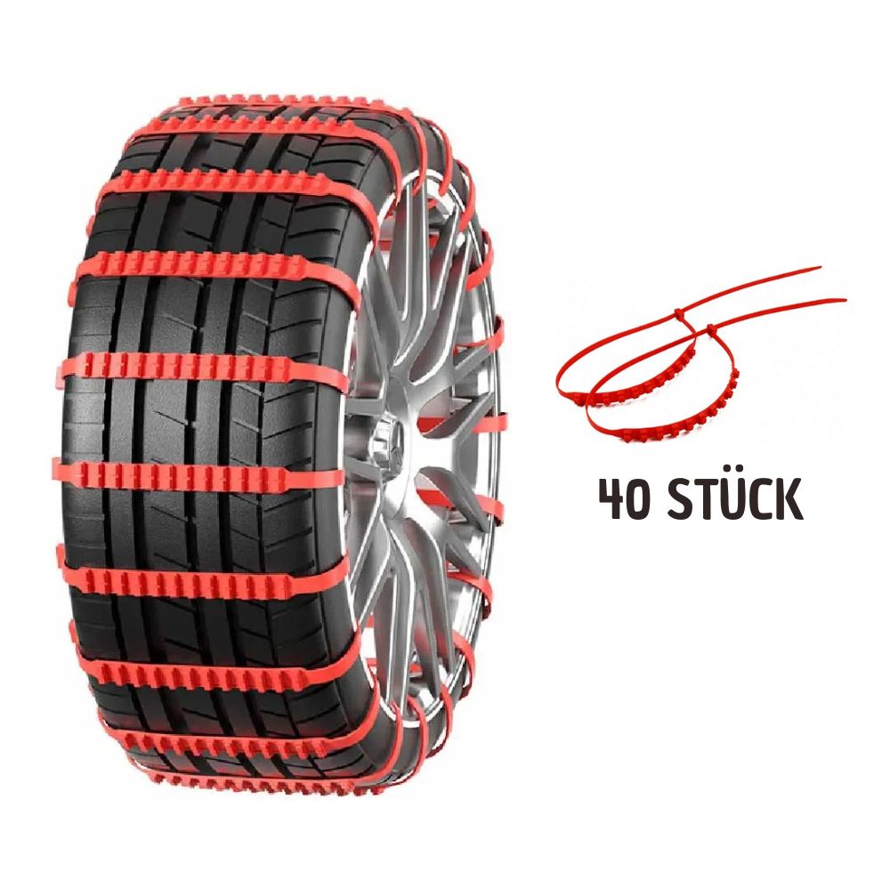 Universal Anti-Slip Snow Chains for Cars & Motorcycles | Essential Winter & Off-Road Emergency Gear