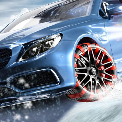 Universal Anti-Slip Snow Chains for Cars & Motorcycles | Essential Winter & Off-Road Emergency Gear