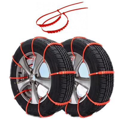Universal Anti-Slip Snow Chains for Cars & Motorcycles | Essential Winter & Off-Road Emergency Gear
