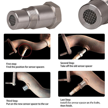 M18x1.5 Oxygen Sensor Thread Adapter – 304 Stainless Steel 3