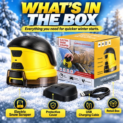 Cordless Electric Frost Scraper for Vehicle Glass