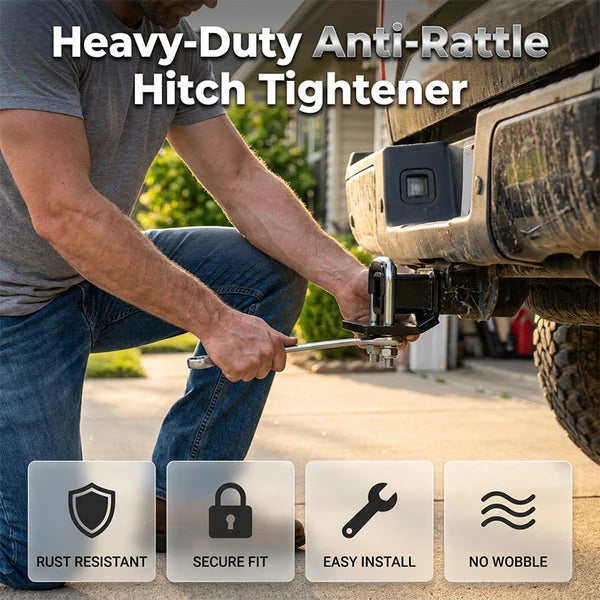 U-Bolt Trailer Hitch Anti-Rattle Stabilizer Clamp