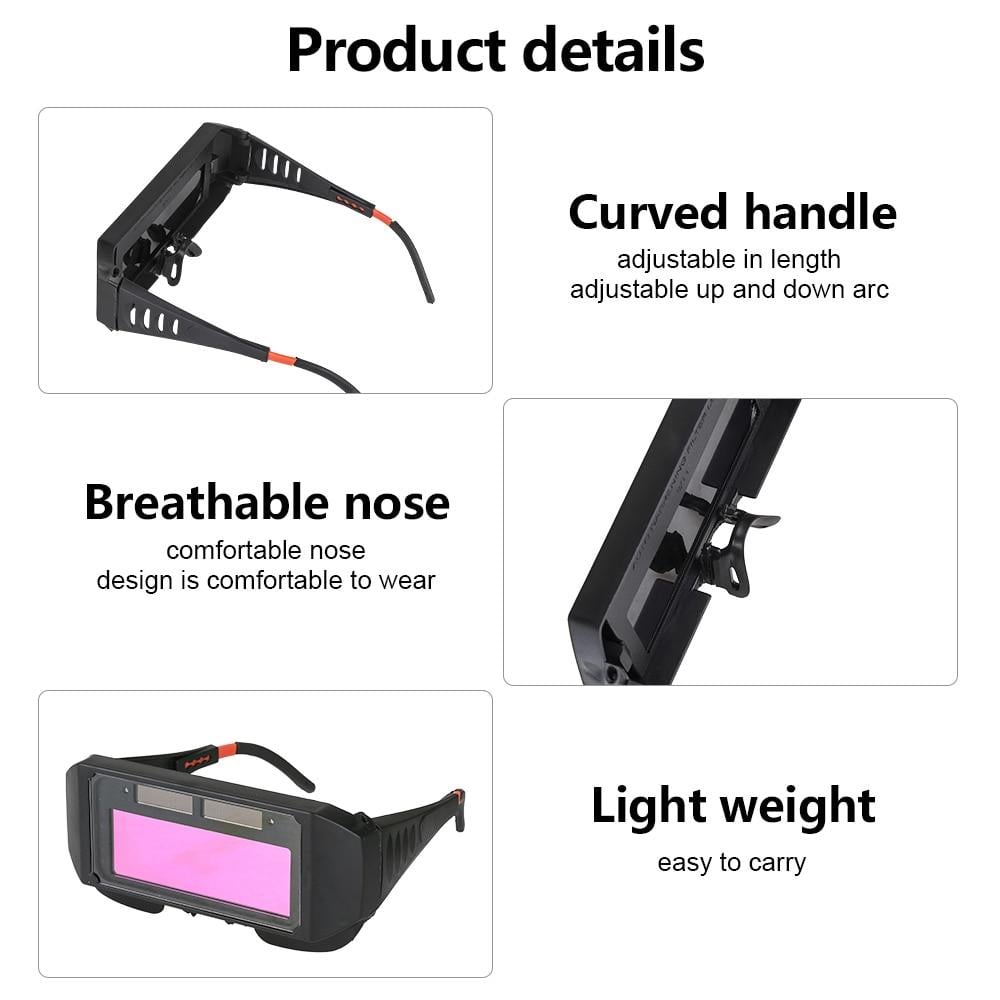 📢📢50% OFF !! ⏰Auto Dimming Welding Glasses-2 SET