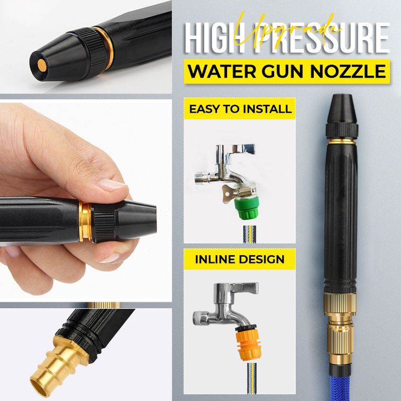 Car Wash Water Gun Nozzle High-pressure For Home Use