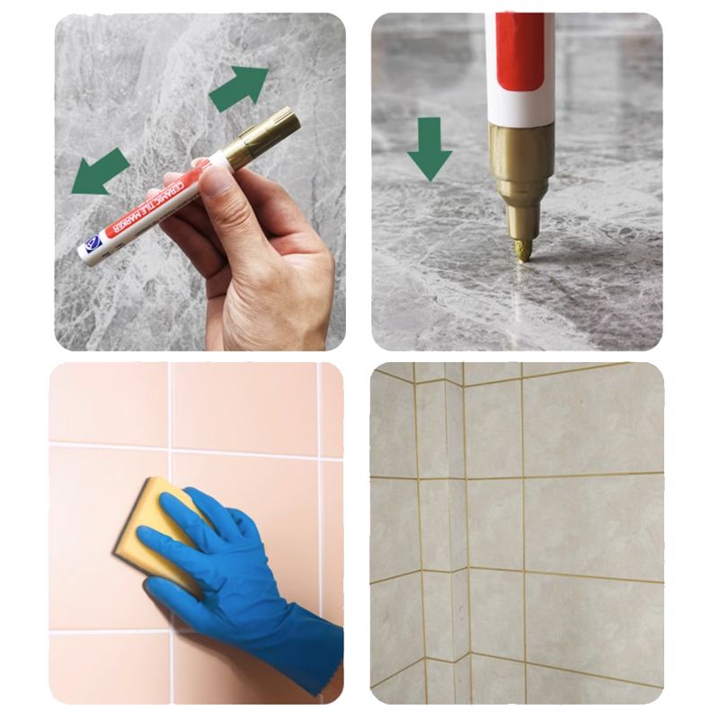 🧱4PCS-Anti-Mould & Waterproof Joint Pen for Ceramic Tiles! 🖌️