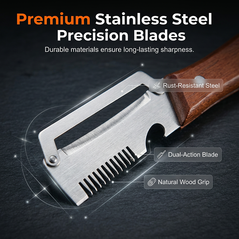 🎁3-in-1 Scallion Shredder & Peeler Kitchen Tool-2 PCS