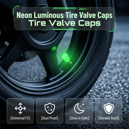 Universal Luminous Tire Valve Caps-16 PCS