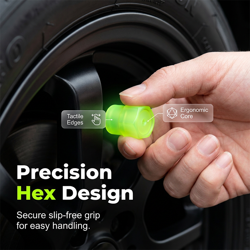Universal Luminous Tire Valve Caps-16 PCS