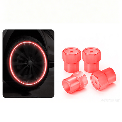 Universal Luminous Tire Valve Caps-16 PCS