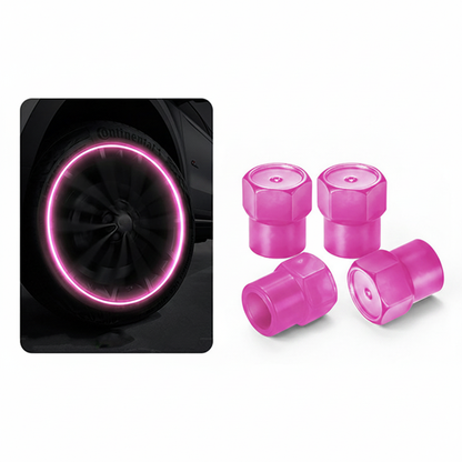 Universal Luminous Tire Valve Caps-16 PCS
