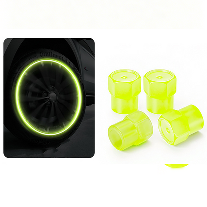 Universal Luminous Tire Valve Caps-16 PCS