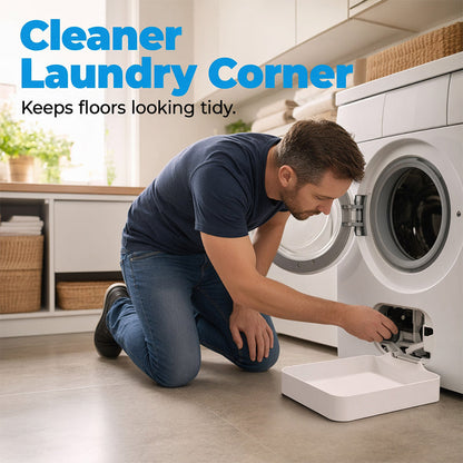 🛡️🚫💧 Universal Front-Load Washer Drain Pan Set – Leak Proof Floor Protection
