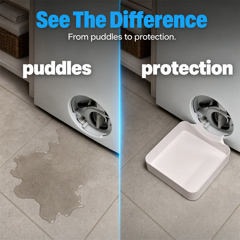 🛡️🚫💧 Universal Front-Load Washer Drain Pan Set – Leak Proof Floor Protection