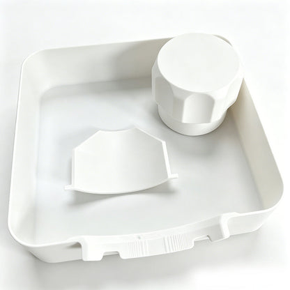 🛡️🚫💧 Universal Front-Load Washer Drain Pan Set – Leak Proof Floor Protection