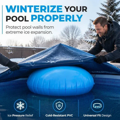 Inflatable Pool Cover Air Pillow with Two 3 m Tie Ropes
