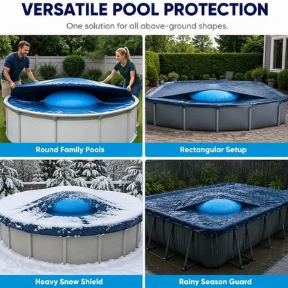 Inflatable Pool Cover Air Pillow with Two 3 m Tie Ropes
