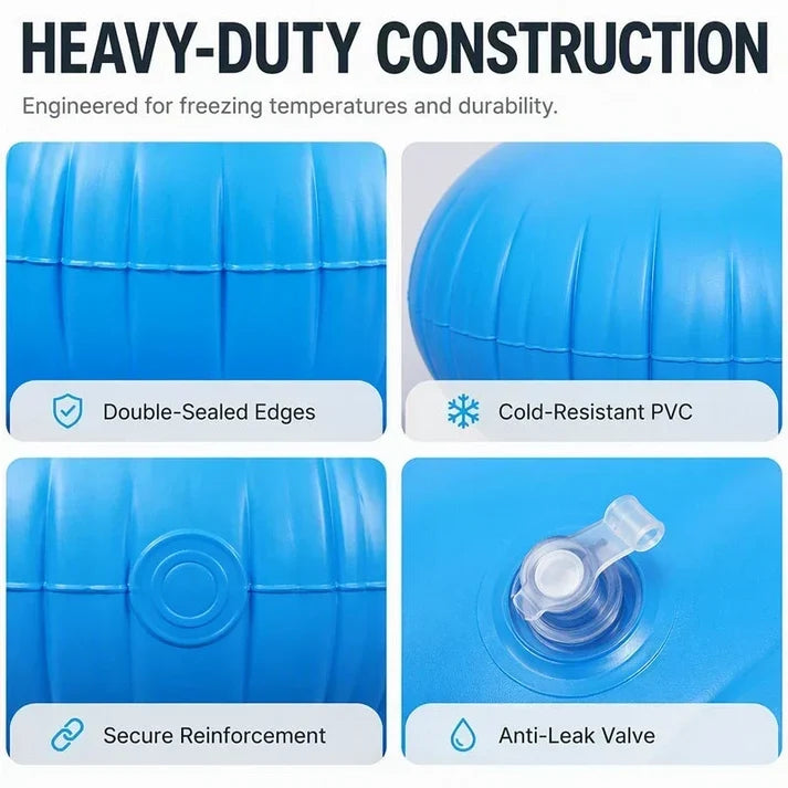 Inflatable Pool Cover Air Pillow with Two 3 m Tie Ropes