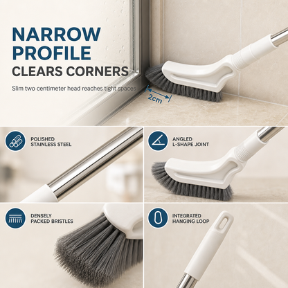 Telescoping Slim Crevice Scrub Brush for Hard-to-Reach Cleaning – image 5