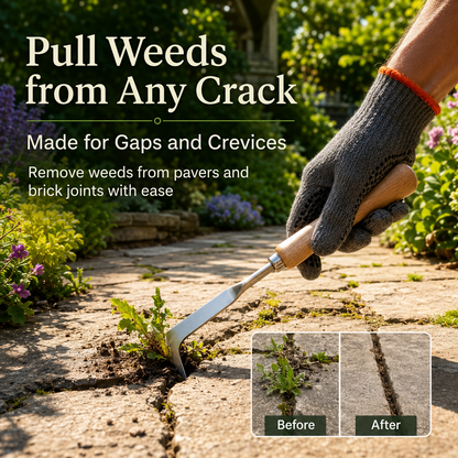 Stainless Steel Handheld Crack Weeder - image 4