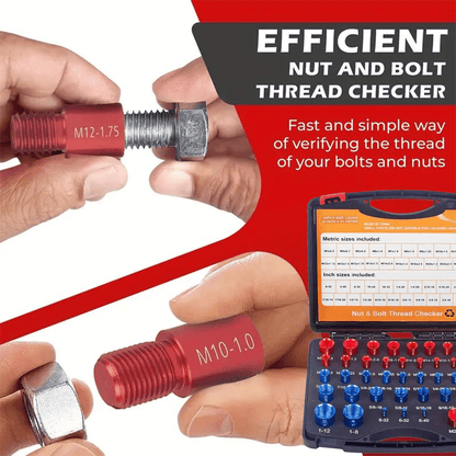 26-Piece Metric & SAE Thread Checker Set - image 4